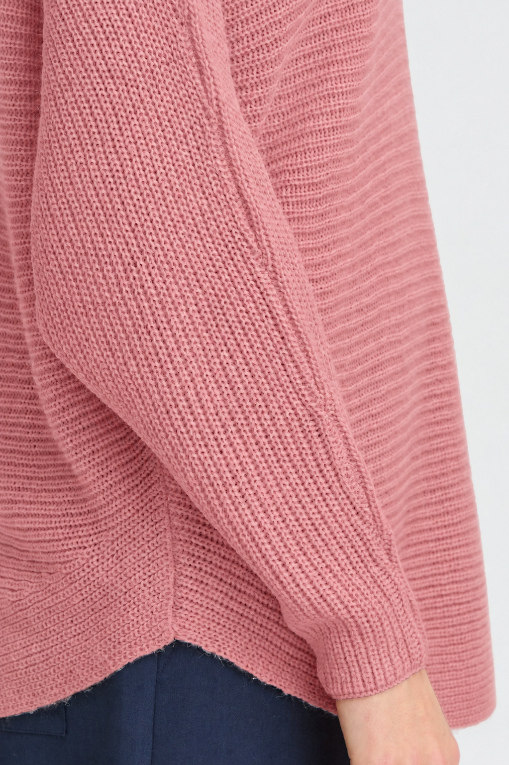 Fransa Loose Long Sleeve Sweater - Style 20611845R