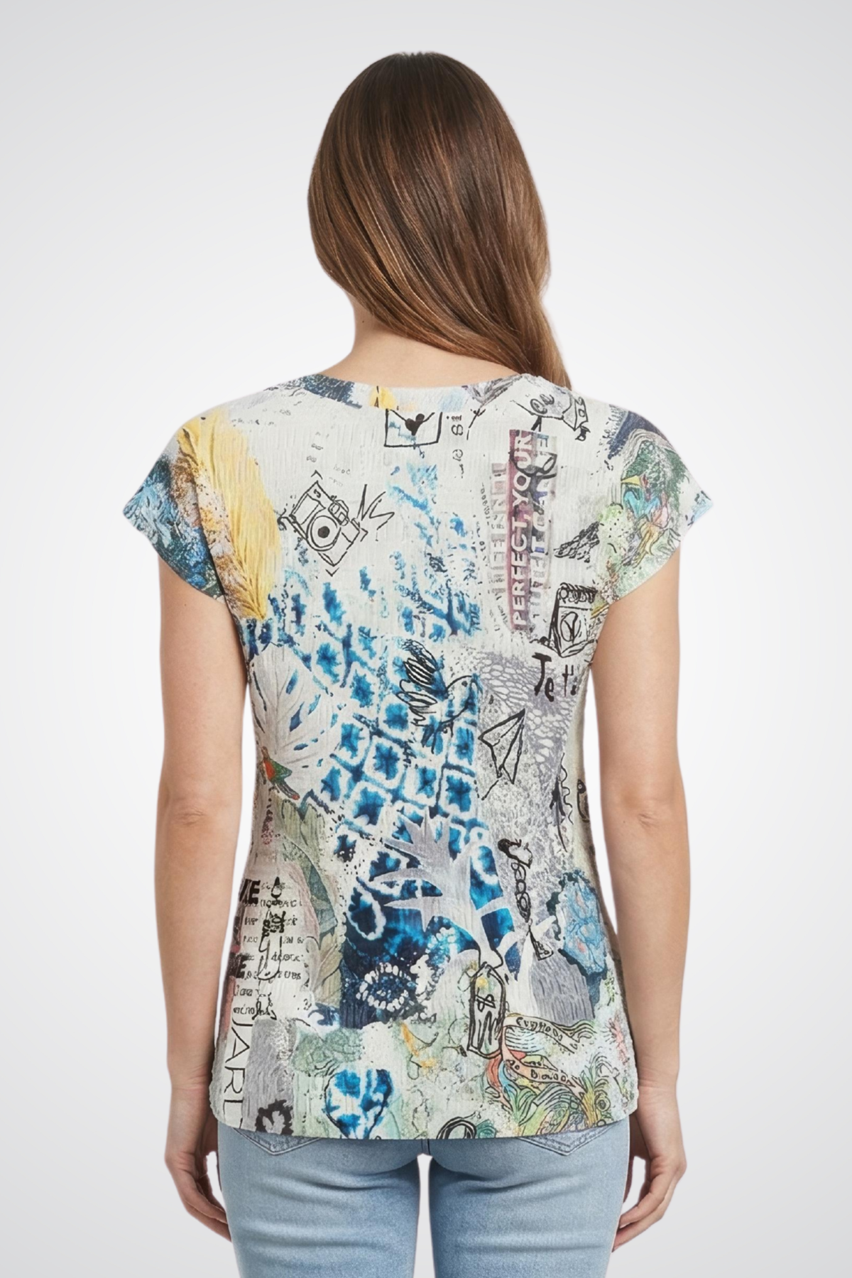 Dolcezza V-Neck Sleeveless Top - Style 26742