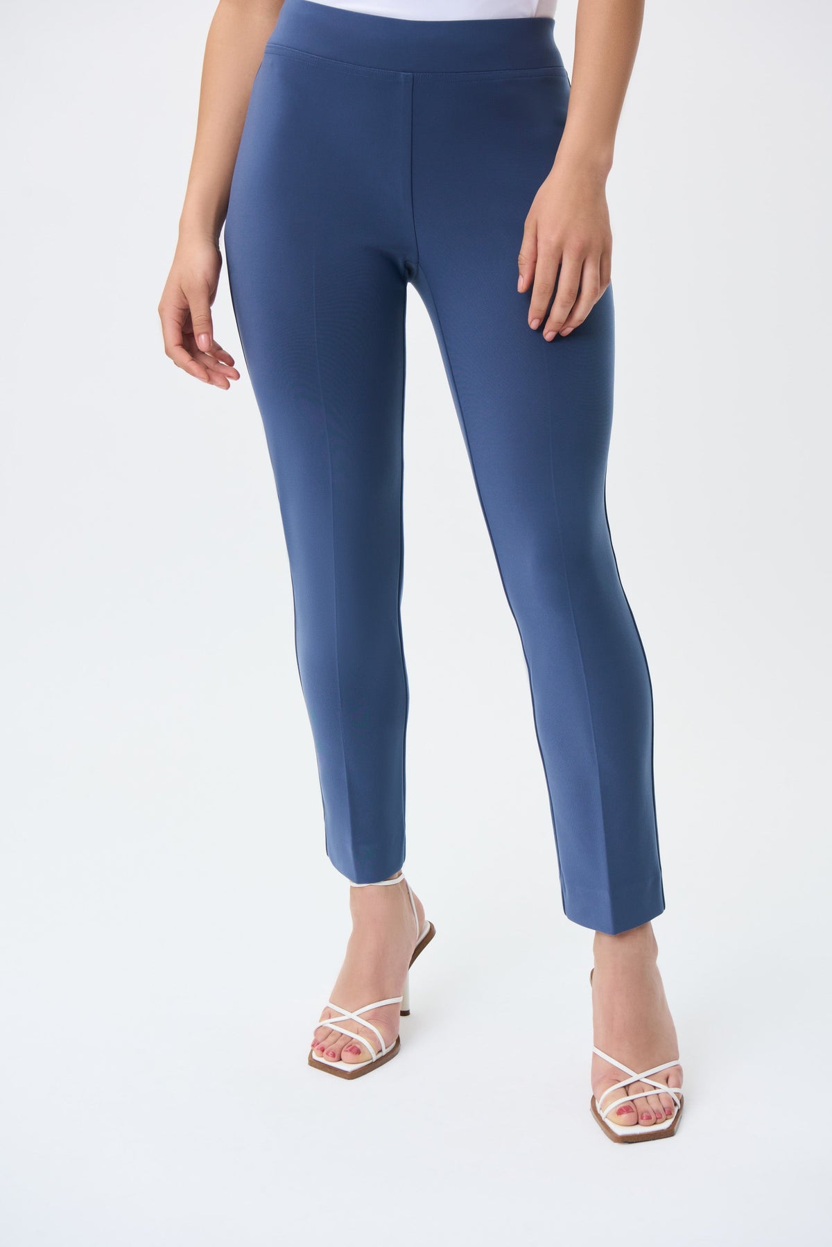 Joseph Ribkoff Straight-Leg Pull-On Ankle Pants - Style 143105a