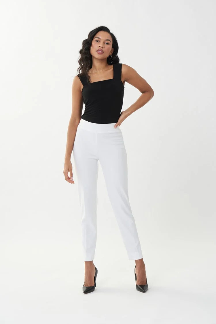Joseph Ribkoff Pull-On Silky-Knit Pants - 143105 - Vanilla - Style 143105-v