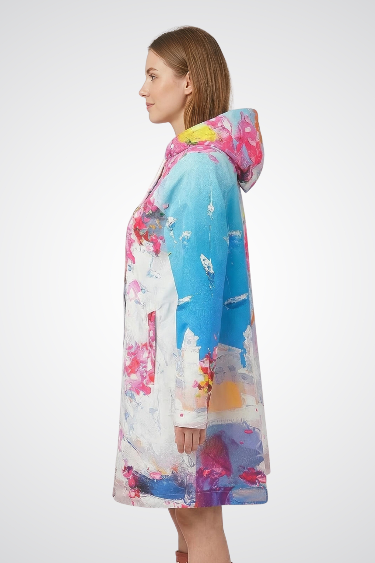 Dolcezza Summer In Santorini Raincoat - Style 26870