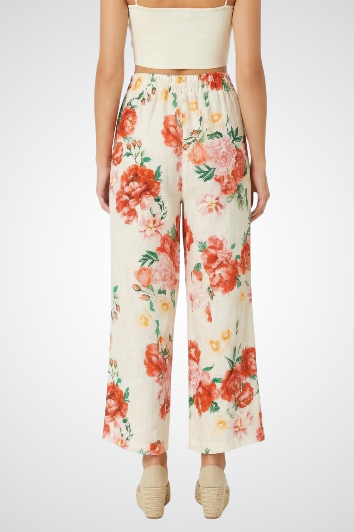 Eternelle Wide-Leg Linen Pants - Style 5-SS26204-9
