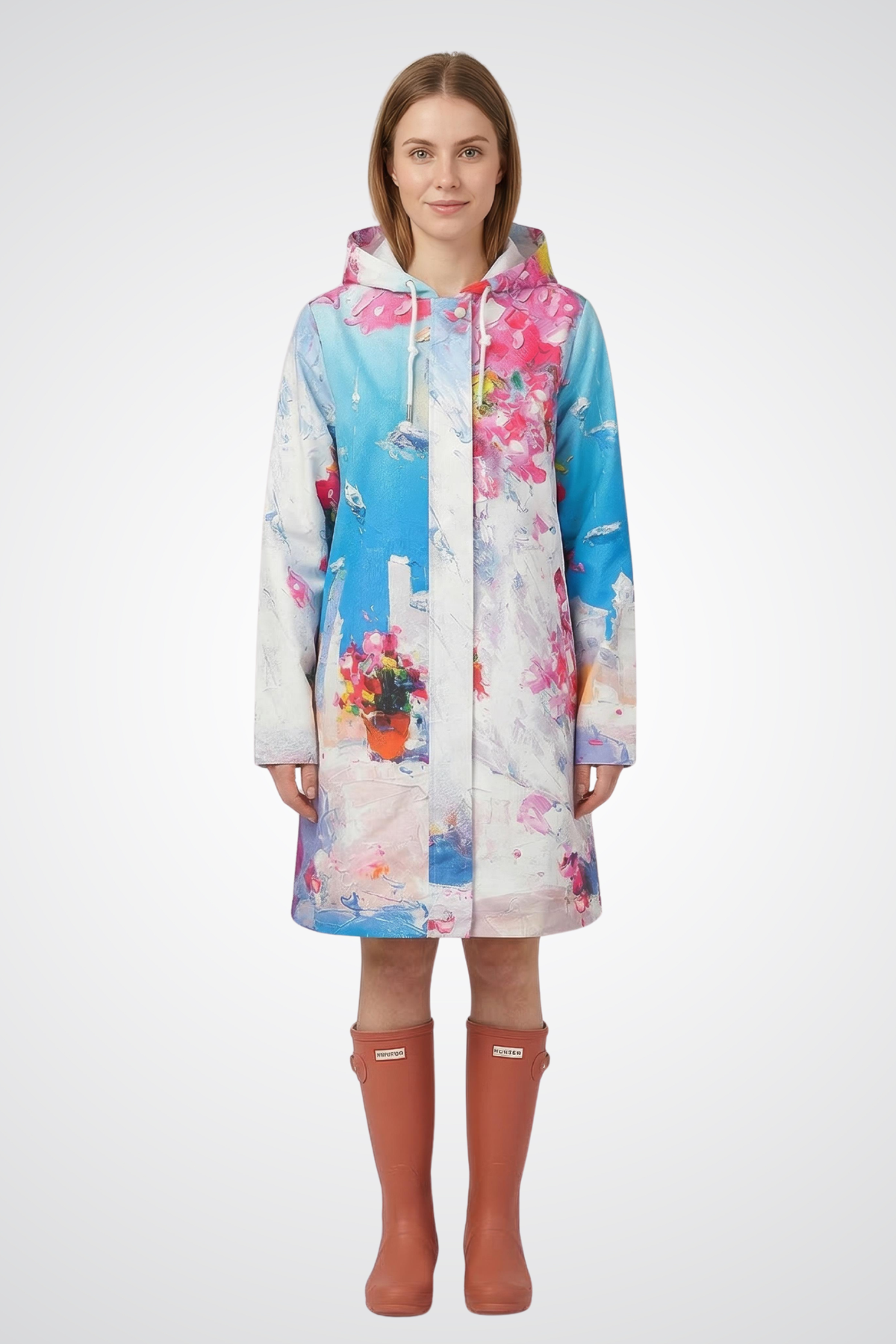 Dolcezza Summer In Santorini Raincoat - Style 26870
