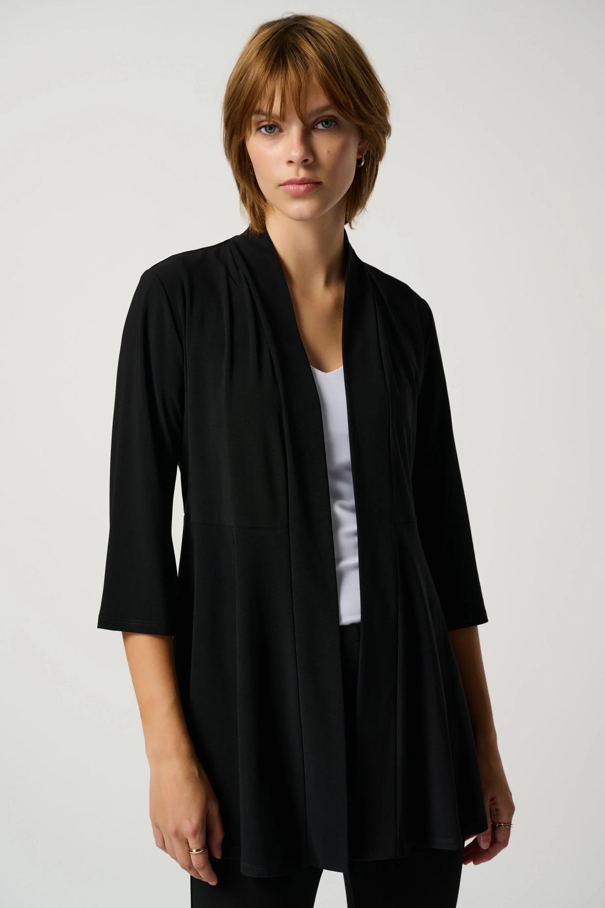 Joseph Ribkoff Folded Neckband Flared Cover-Up - Style 201547