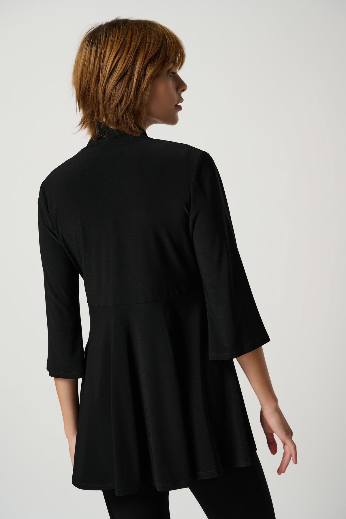 Joseph Ribkoff Folded Neckband Flared Cover-Up - Style 201547