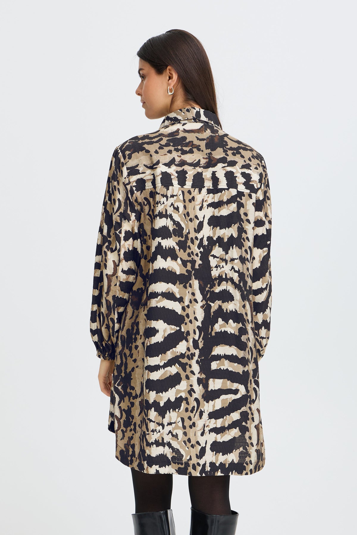 Fransa Print Dress- Style 20617073