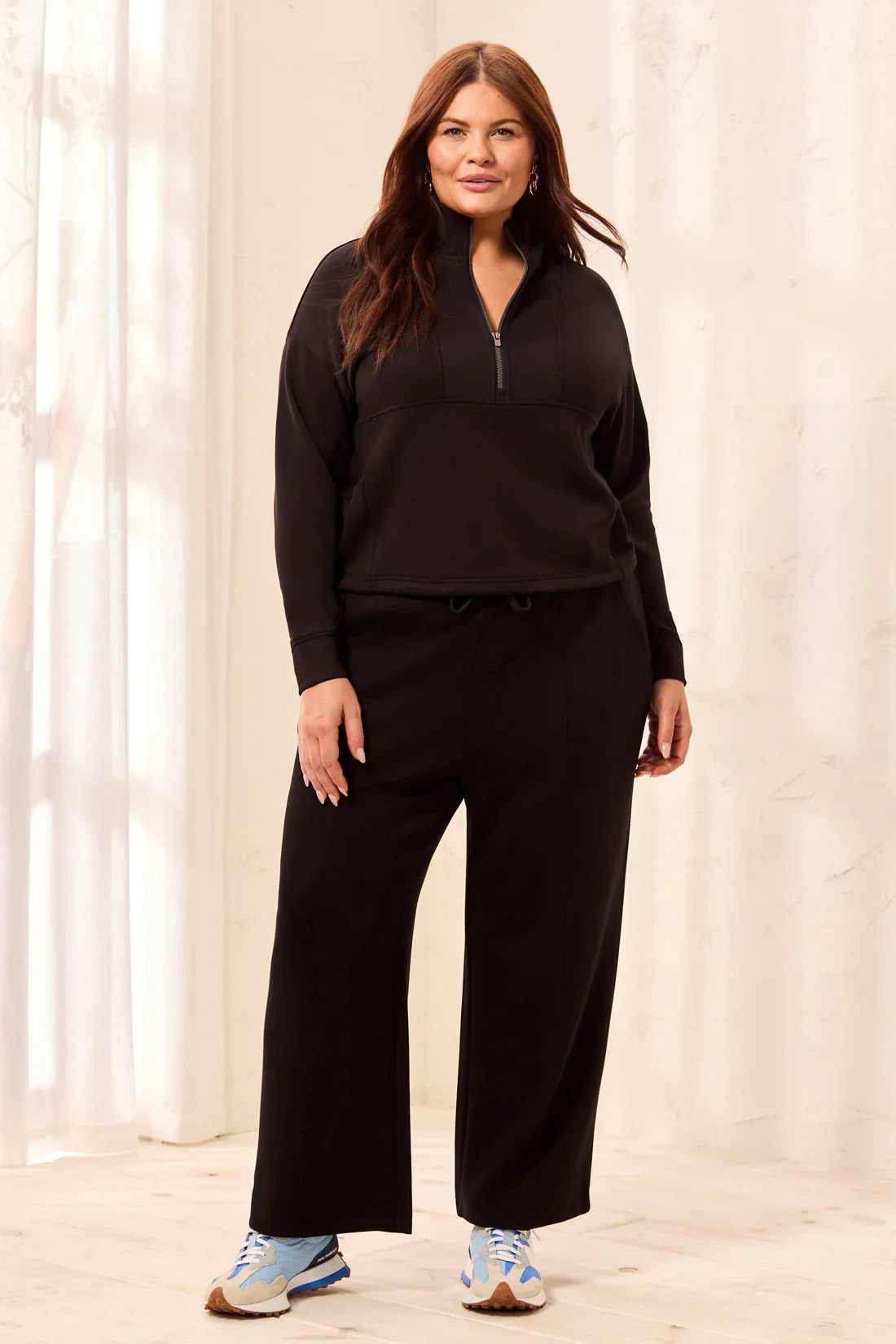 Tribal Techno Lux Scuba Pants With Waistband - Style 2447V-3390