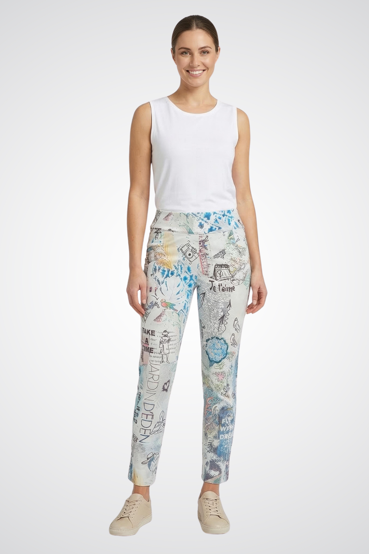 Dolcezza Slim-Leg Slim Pants - Style 26736