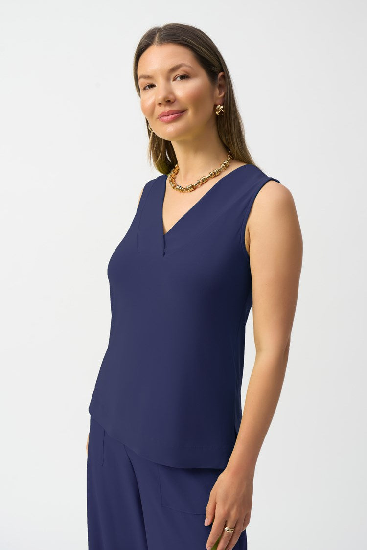 Joseph Ribkoff Sleeveless V-Neck Silky Cami - Style 241239D
