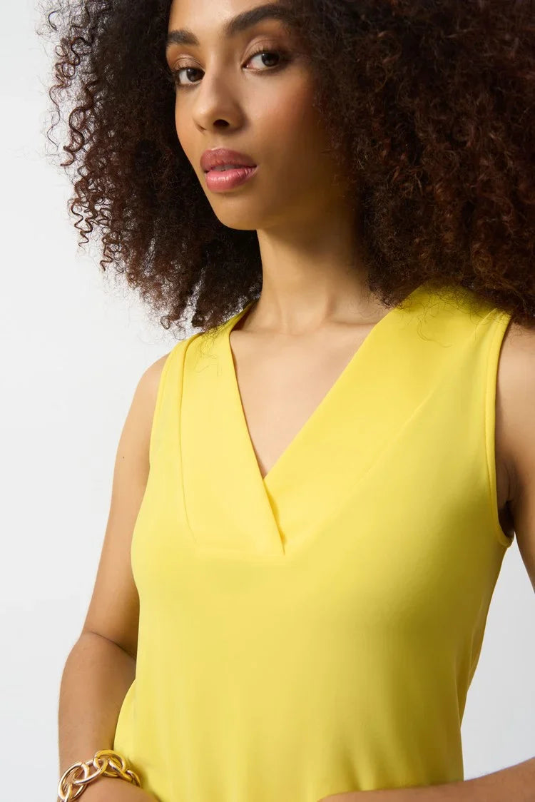 Joseph Ribkoff Sleeveless V-Neck Silky Cami - Style 241239c