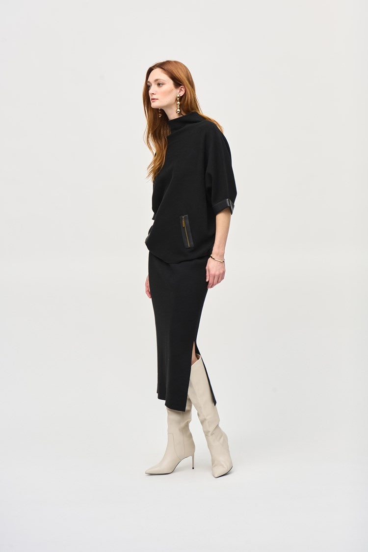 Joseph Ribkoff Mid-Calf Elastic Knit Skirt - Style 243967