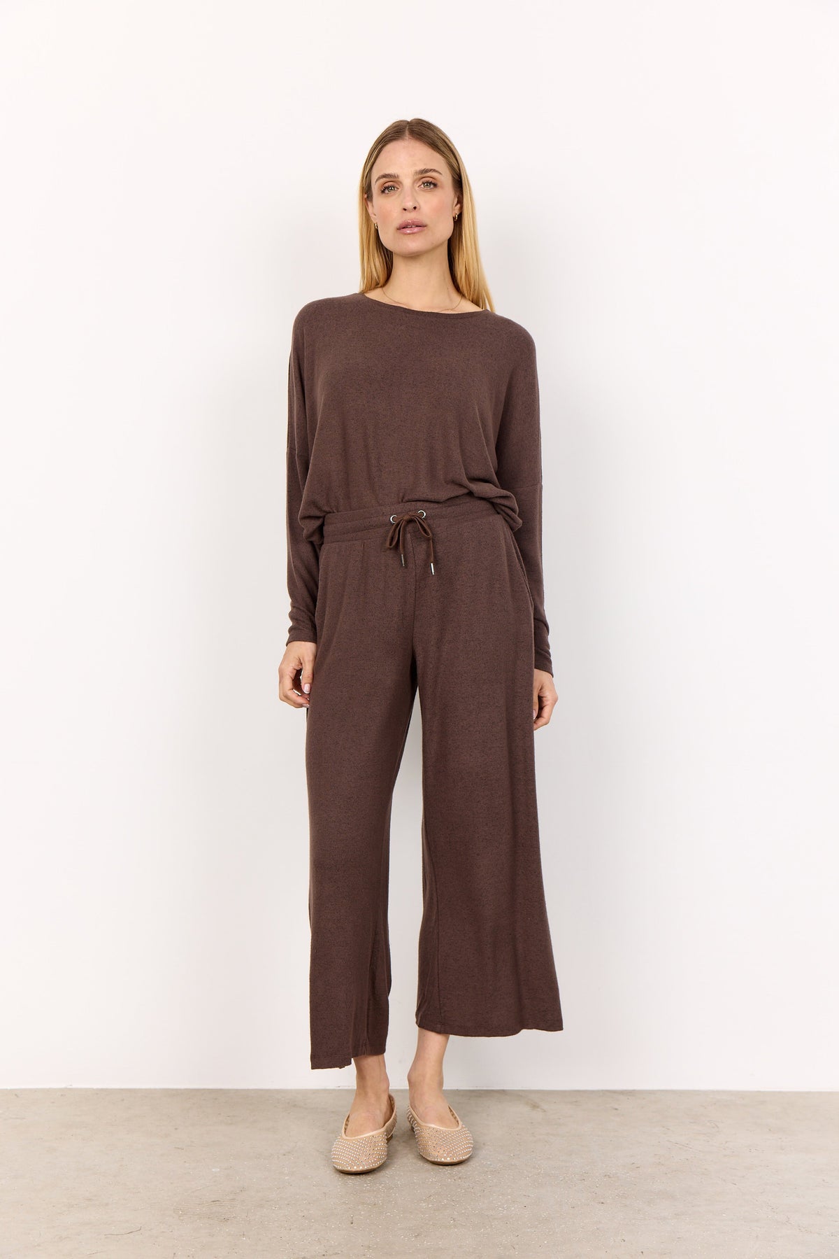 Soya Concepts  Long Sleeve Crew Neck Top - Style 5F24788