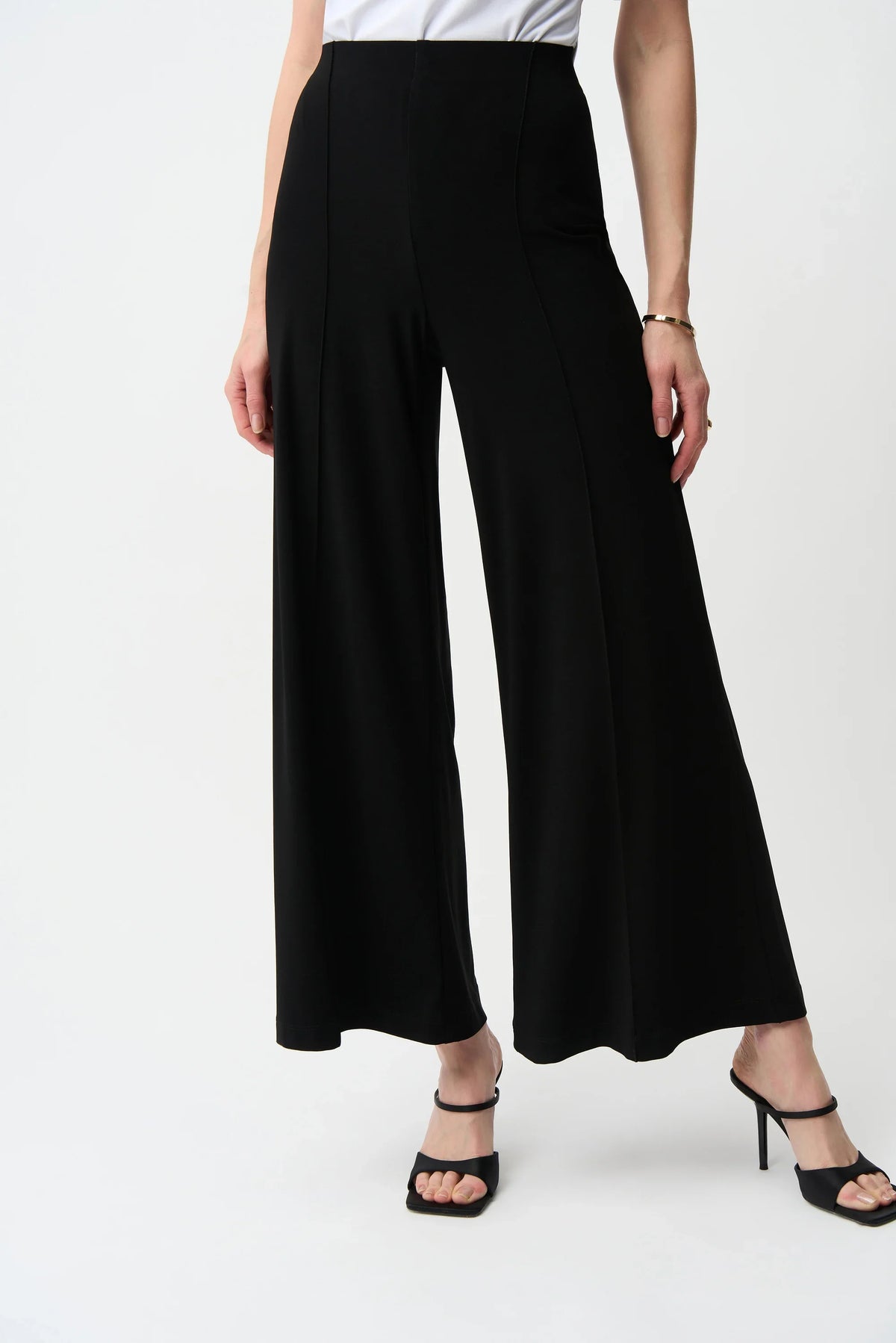 Joseph Ribkoff Wide Leg Front Slit Pants - Style 251017