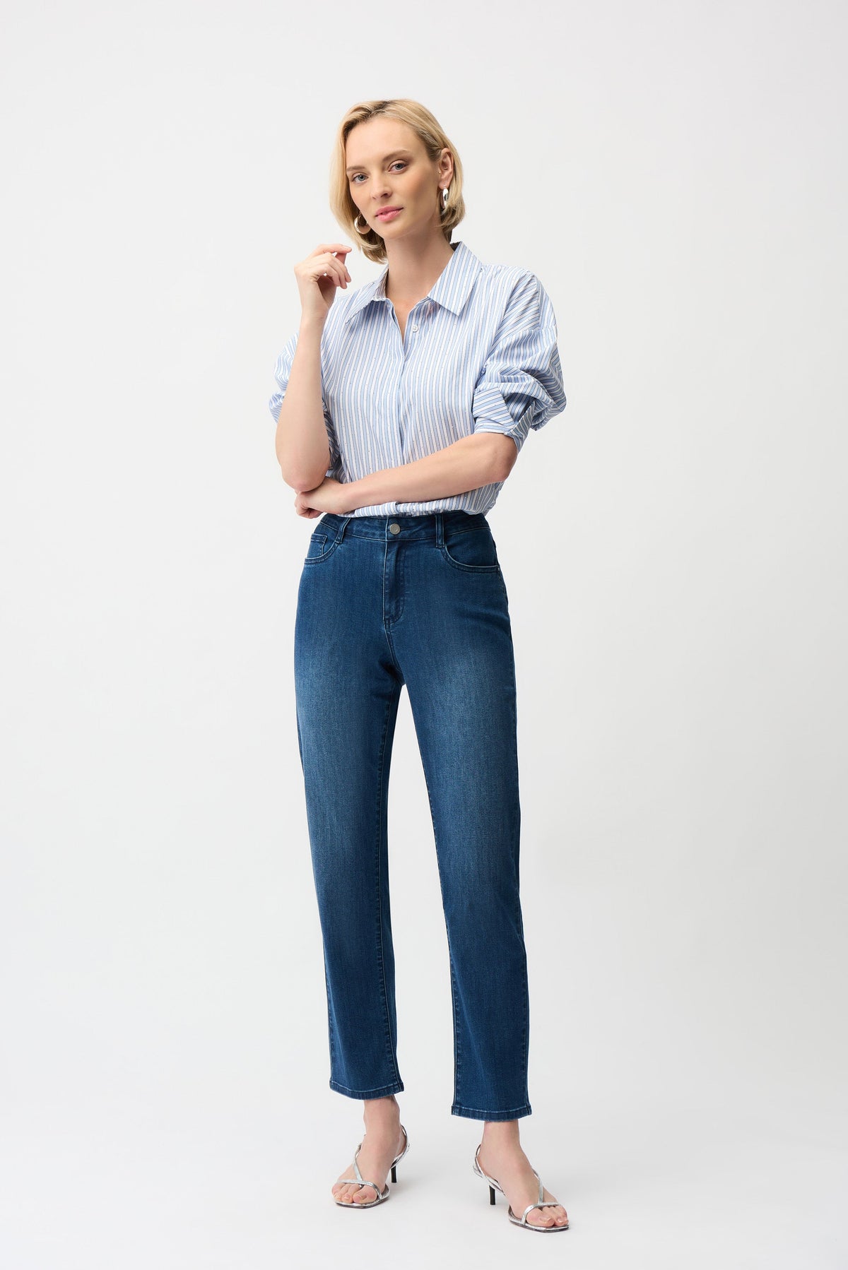 Joseph Ribkoff Gia Slim Featherweave Jeans - Style 251966d