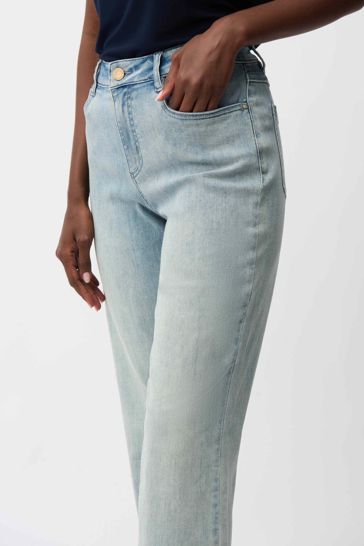 Joseph Ribkoff Featherweave Straight Leg Jeans - Style 252926B