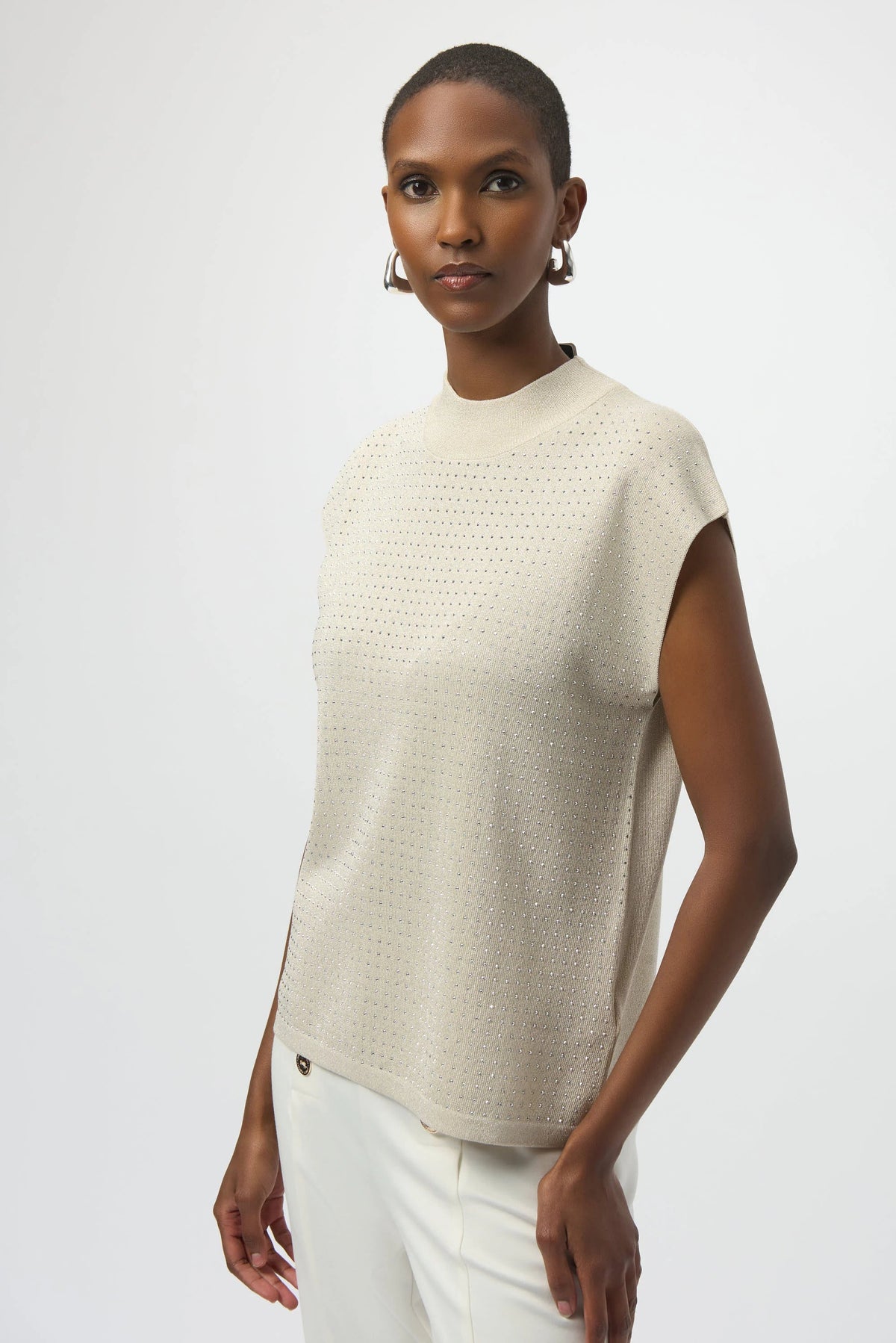 Joseph Ribkoff Classic Sleeveless Sweater - Style 254935F