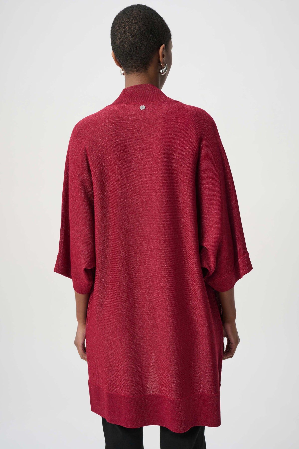 Joseph Ribkoff Longline Open-Front Knit Cover-Up - Style 254937F
