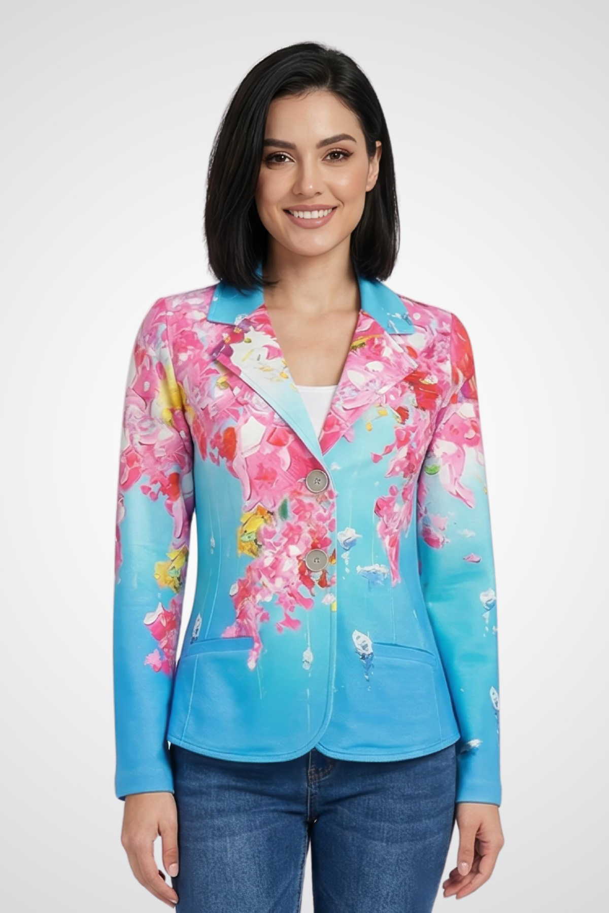 Dolcezza Summer In Santorini Blazer - Style 26609