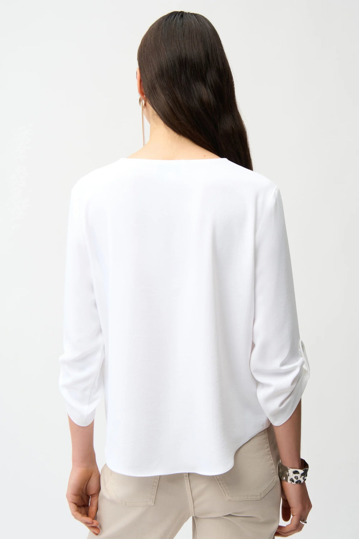 Joseph Ribkoff Keyhole Button Dolman Top - Style 261036