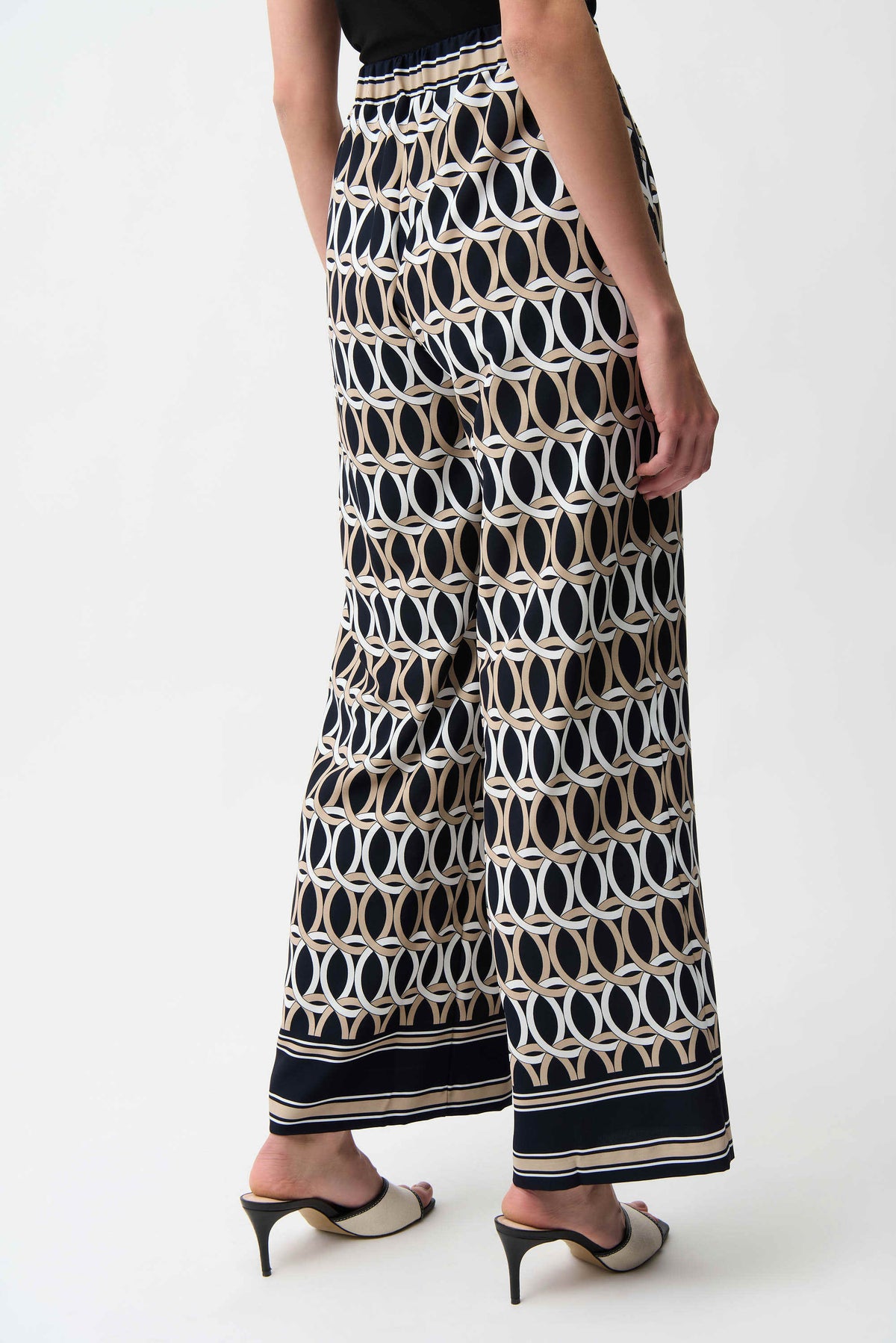 Joseph Ribkoff Chain Border Print Pants - Style 261058