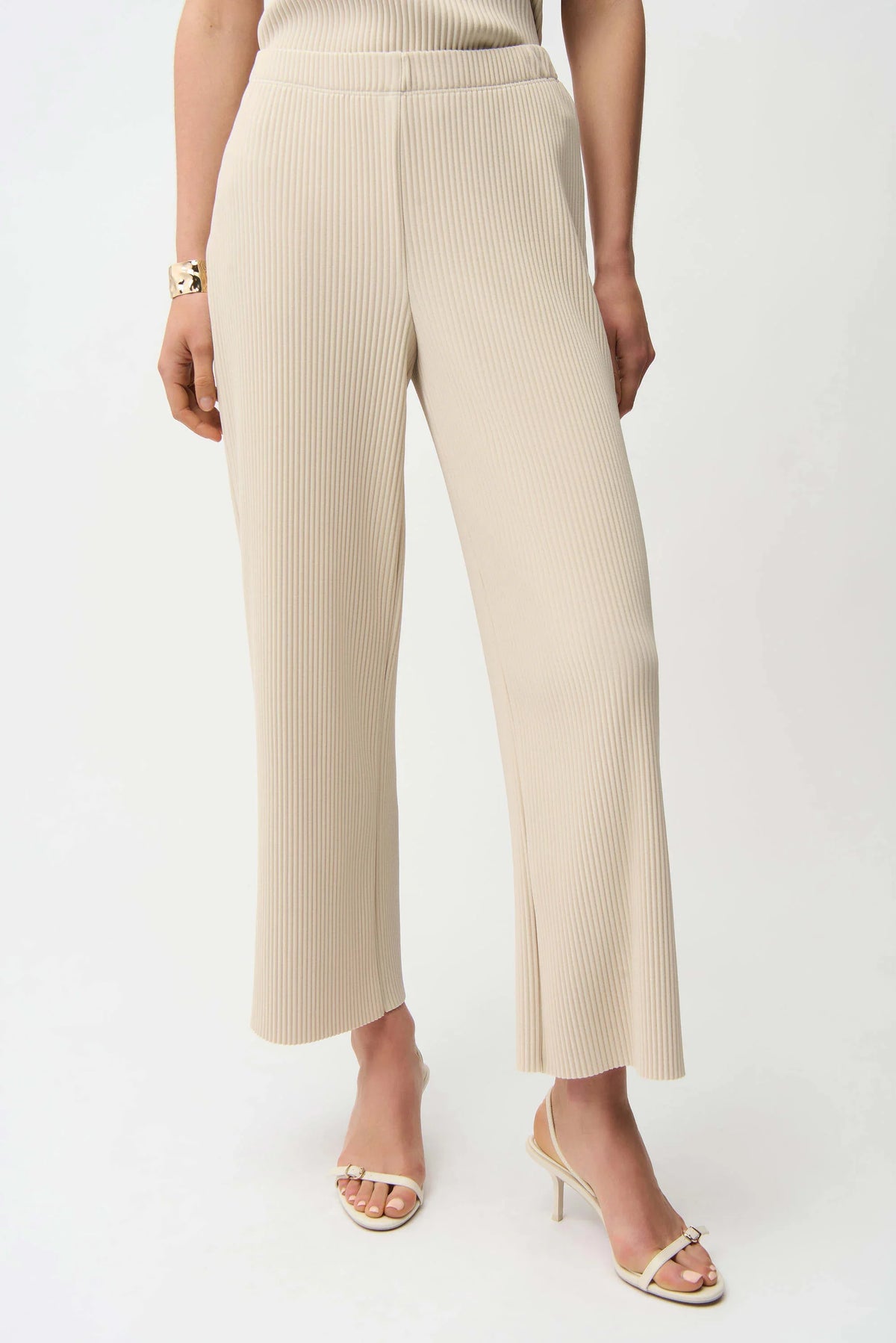 Joseph Ribkoff Pleated Wide Leg Scuba Pants - Style 261100