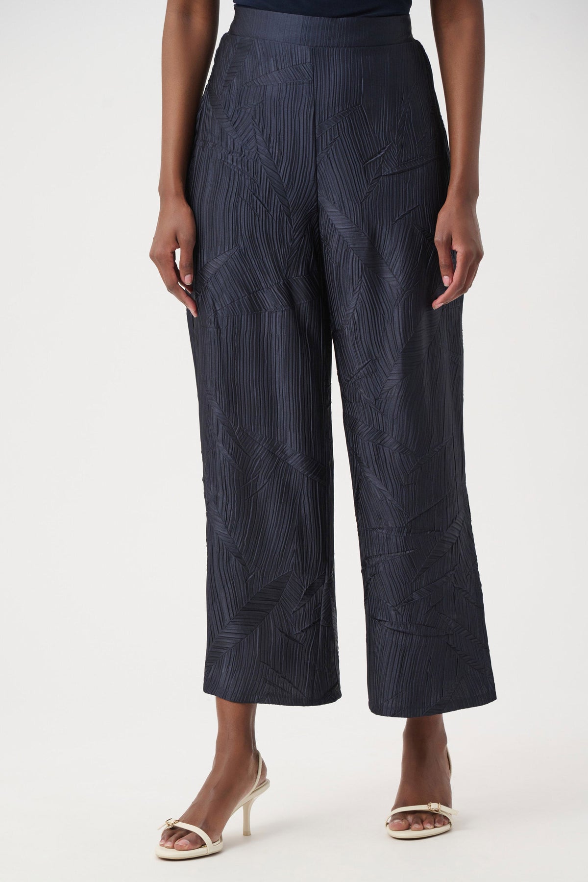 Joseph Ribkoff Satin Wide-Leg Culotte Pants - Style 261161