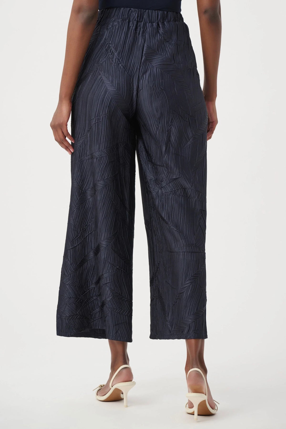 Joseph Ribkoff Satin Wide-Leg Culotte Pants - Style 261161