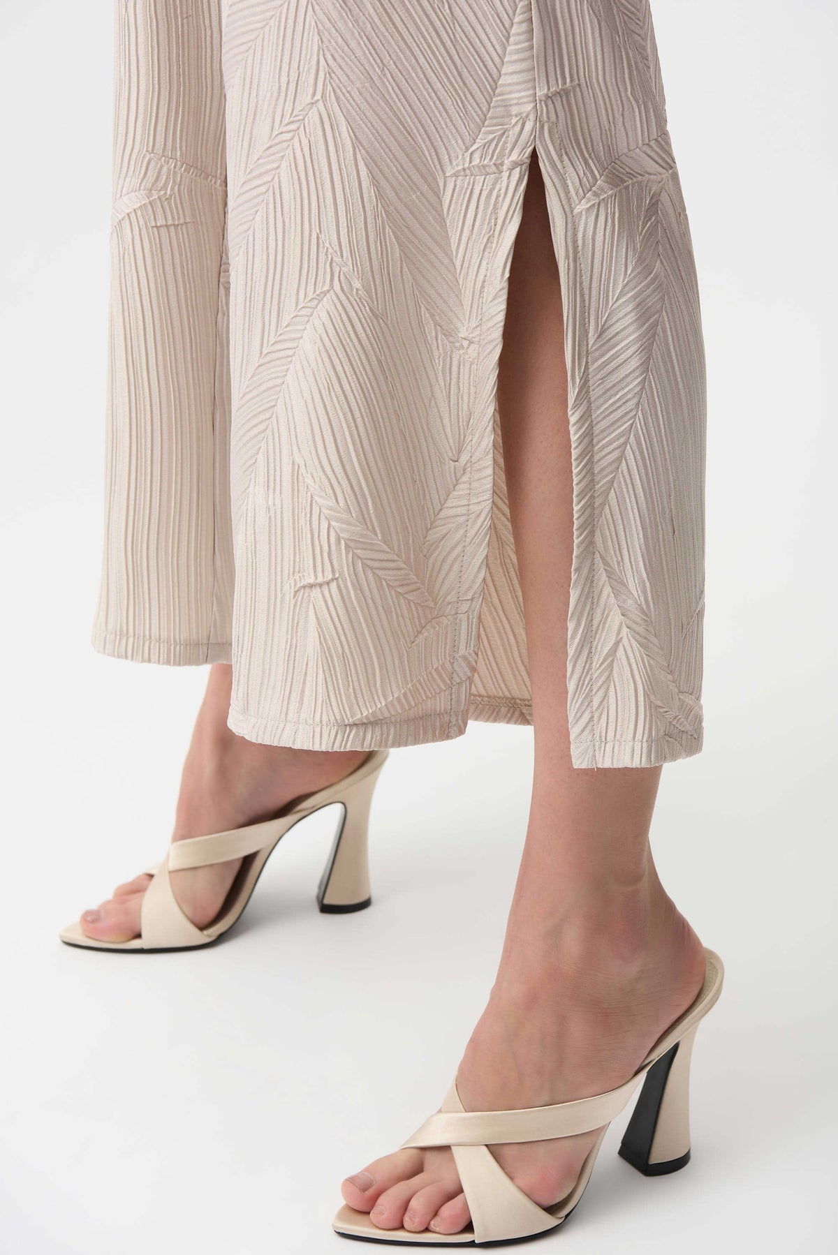 Joseph Ribkoff Satin Wide-Leg Culotte Pants - Style 261161M