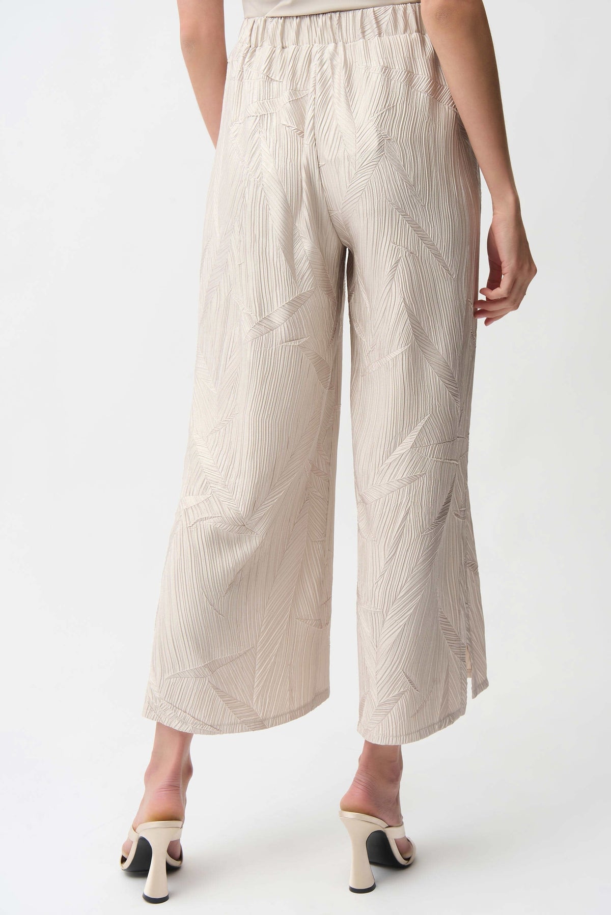 Joseph Ribkoff Satin Wide-Leg Culotte Pants - Style 261161M