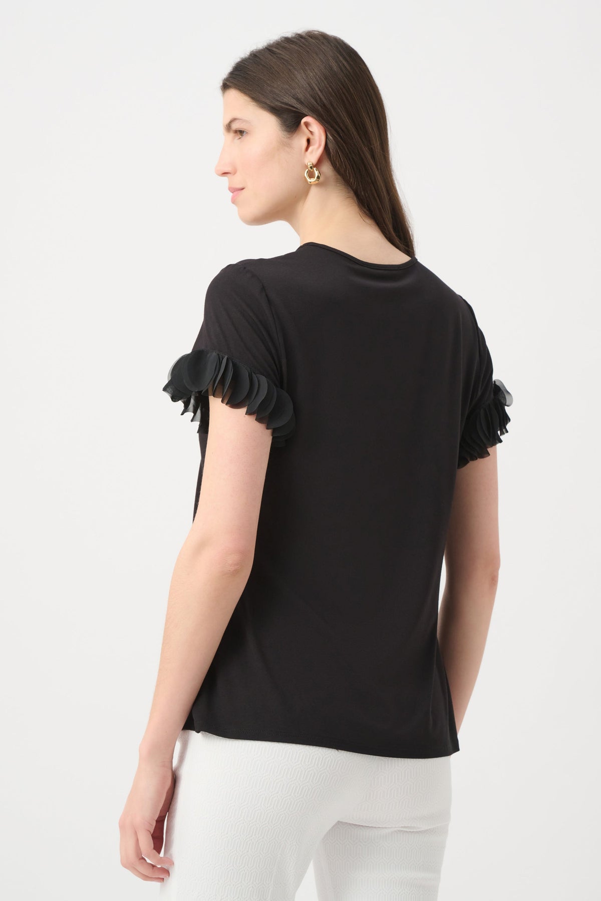 Joseph Ribkoff Chiffon Circle Detail Top - Style 261201