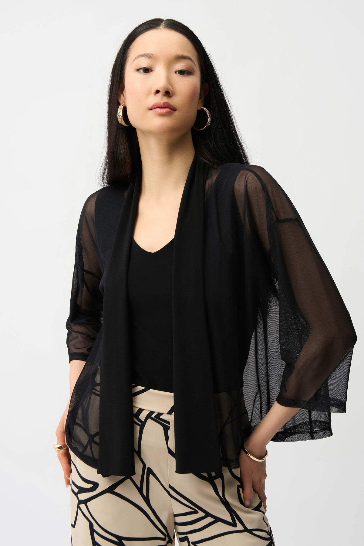 Joseph Ribkoff Mesh Silky Knit Cover-Up - Style 261204
