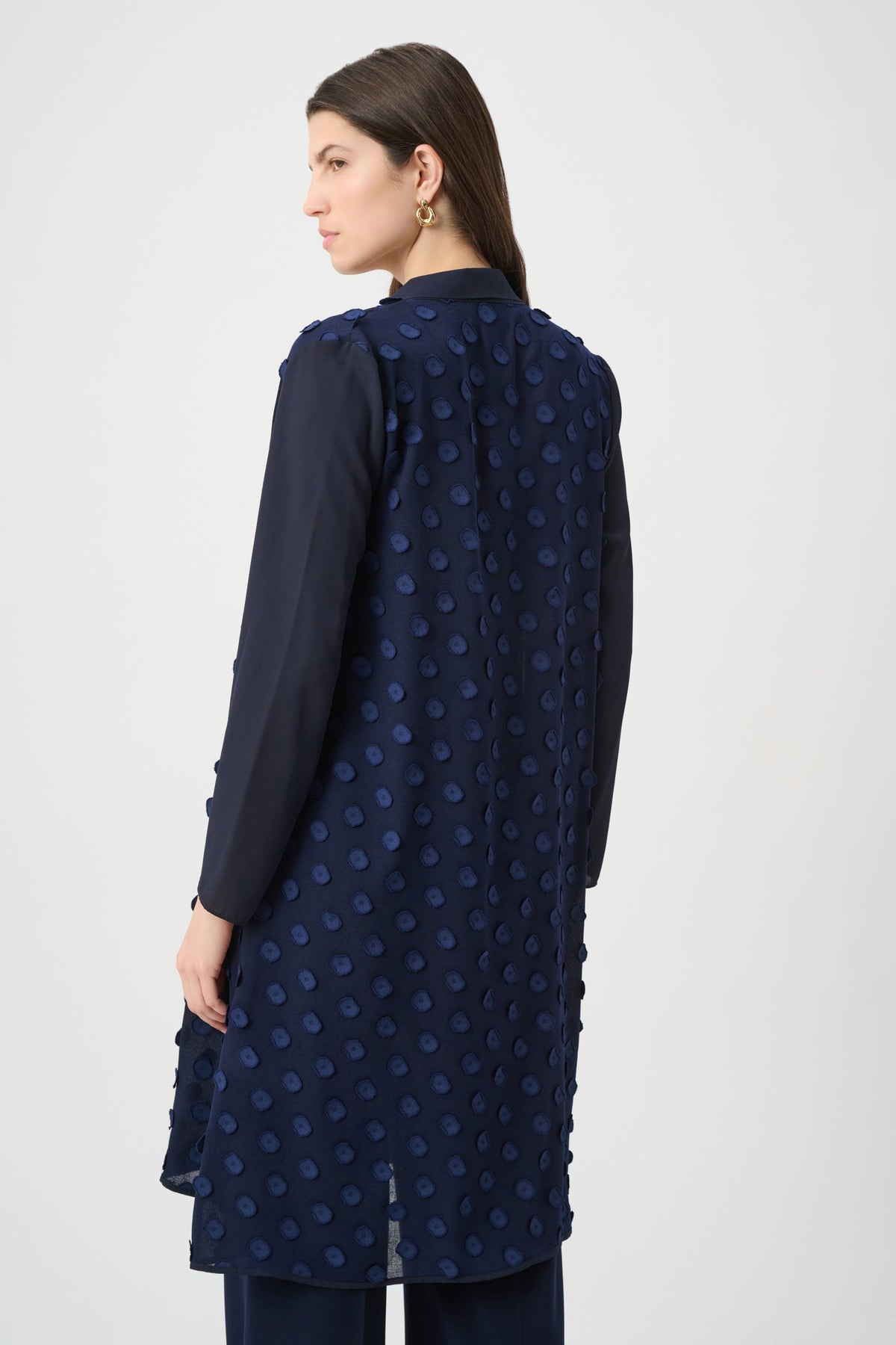 Joseph Ribkoff 3D Dot Georgette Cover-Up - Style 261217