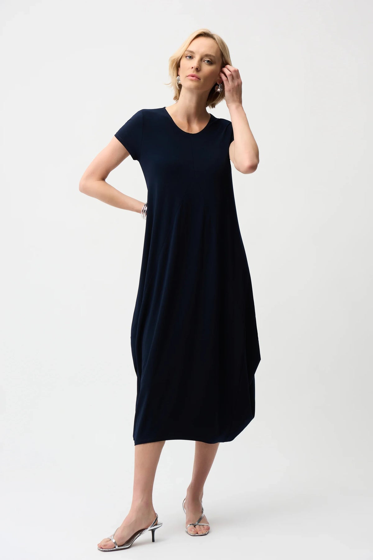 Joseph Ribkoff Scoop Neck Cap Sleeve Dress - Style 261259