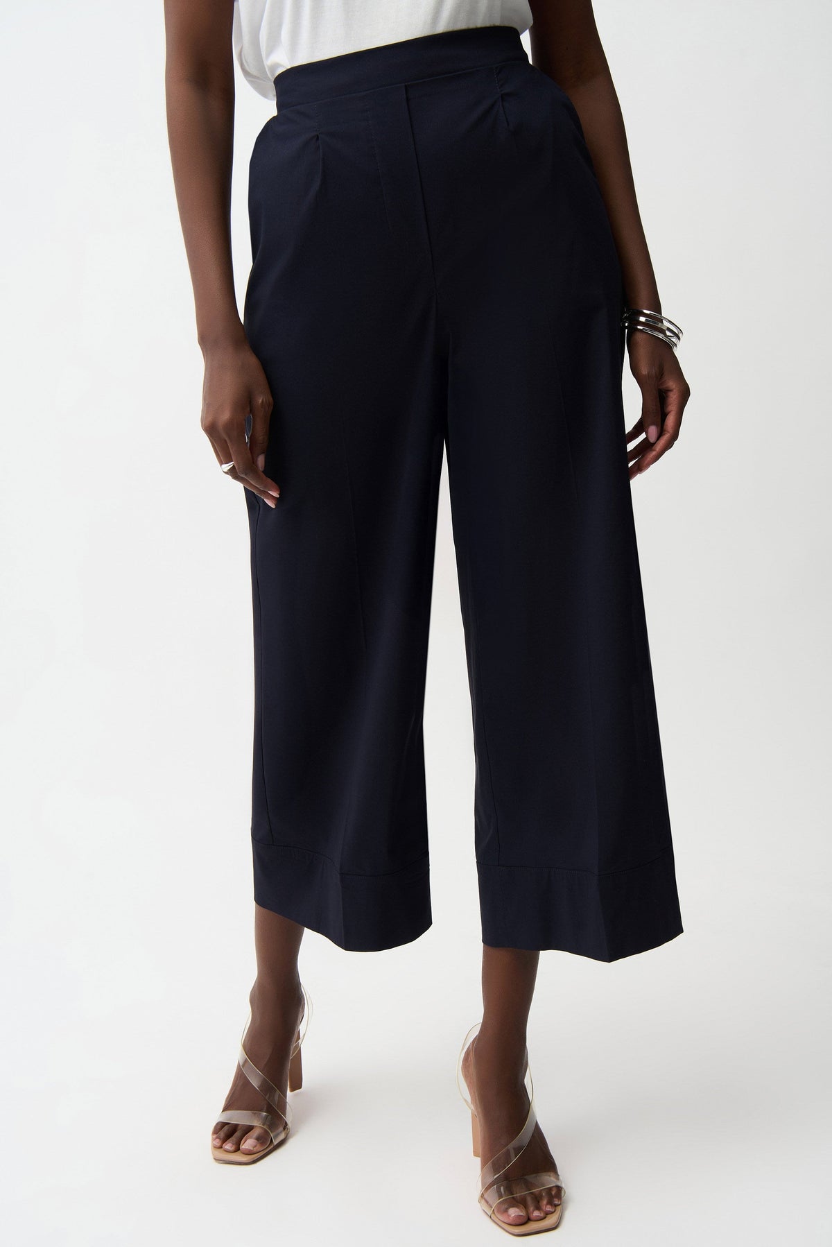 Joseph Ribkoff Stretch Poplin Culotte Pants - Style 261264