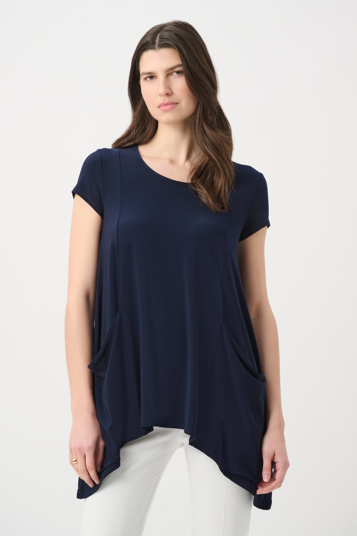 Joseph Ribkoff Silky Knit Handkerchief Top - Style 261310