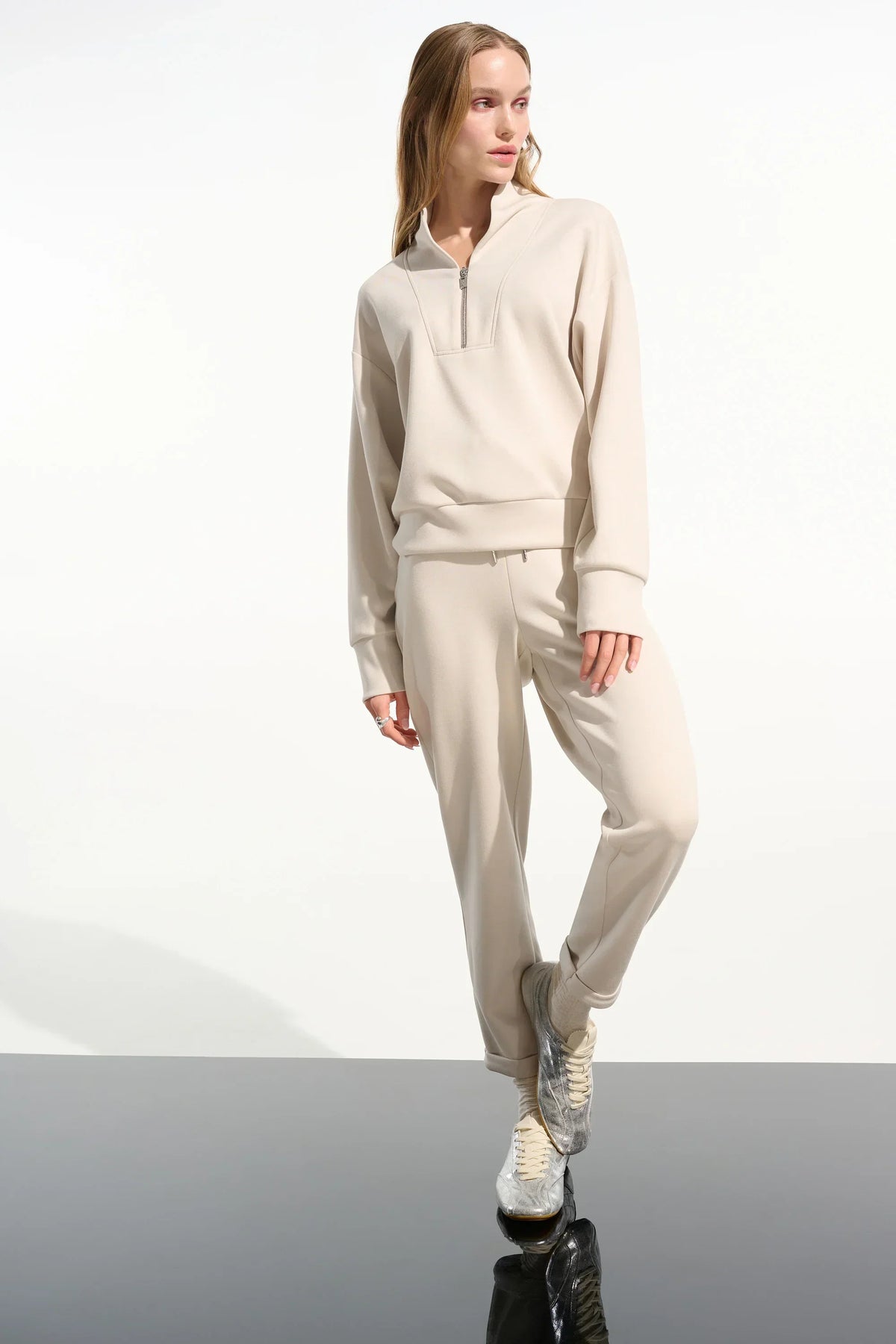 Joseph Ribkoff Scuba High Collor Sweatshirt Jersey - Style 261610m