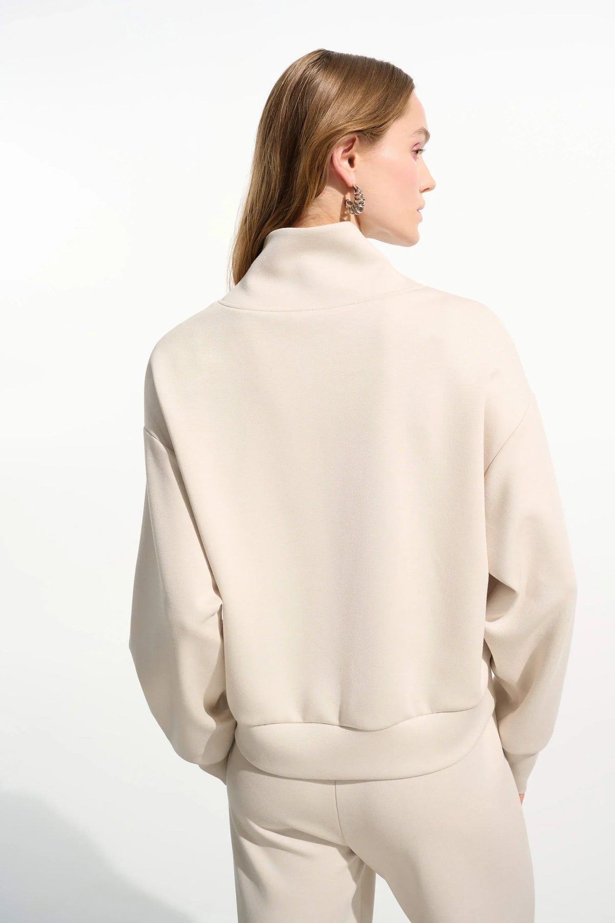 Joseph Ribkoff Scuba High Collor Sweatshirt Jersey - Style 261610m