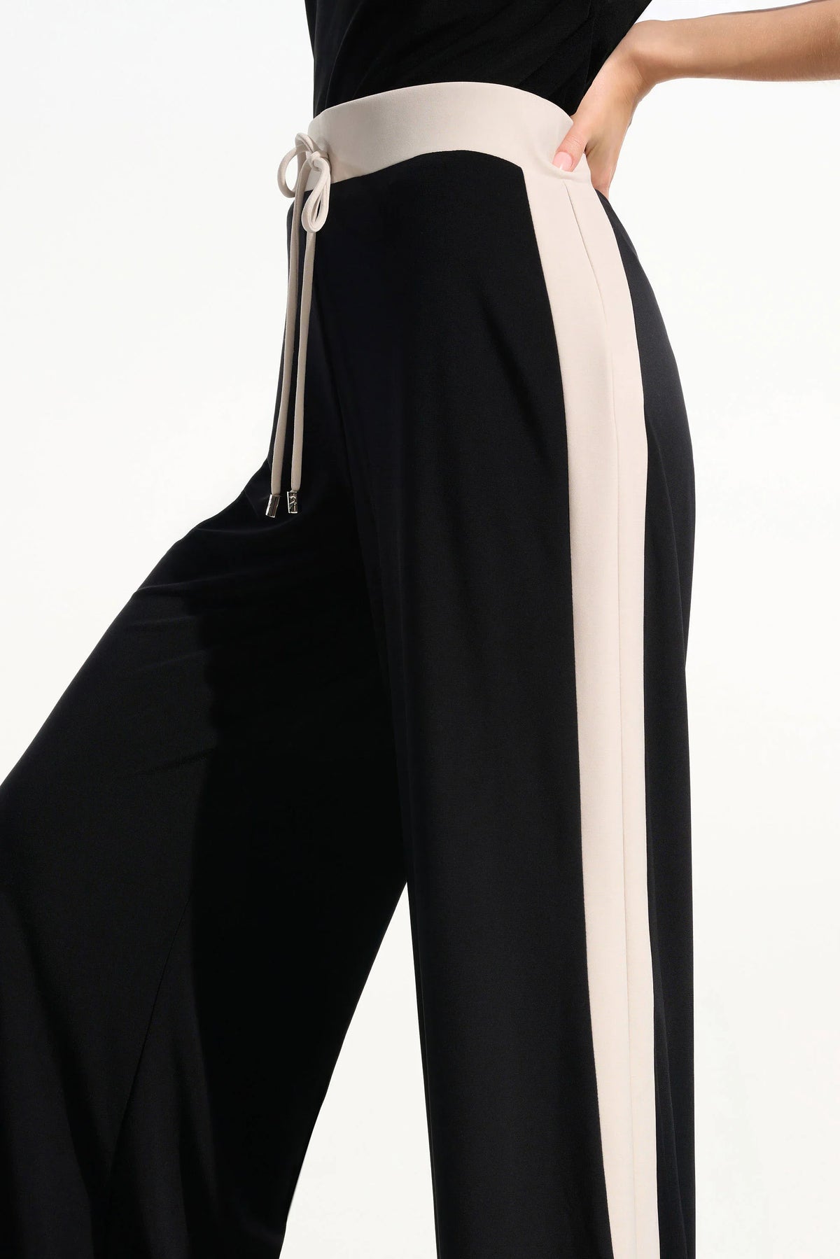Joseph Ribkoff Color Block Wide Leg Pants - Style 261612
