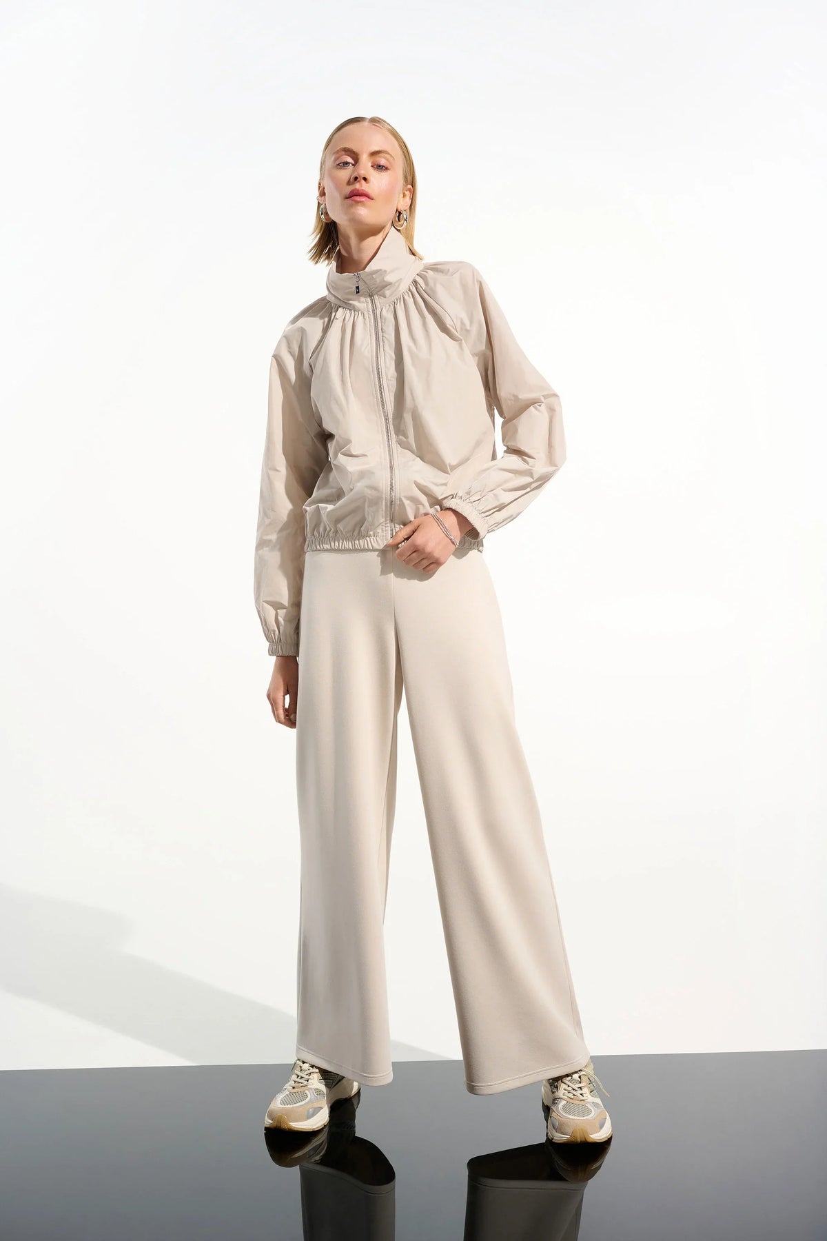 Joseph Ribkoff Funnel Collar Puffed Jacket - Style 261613