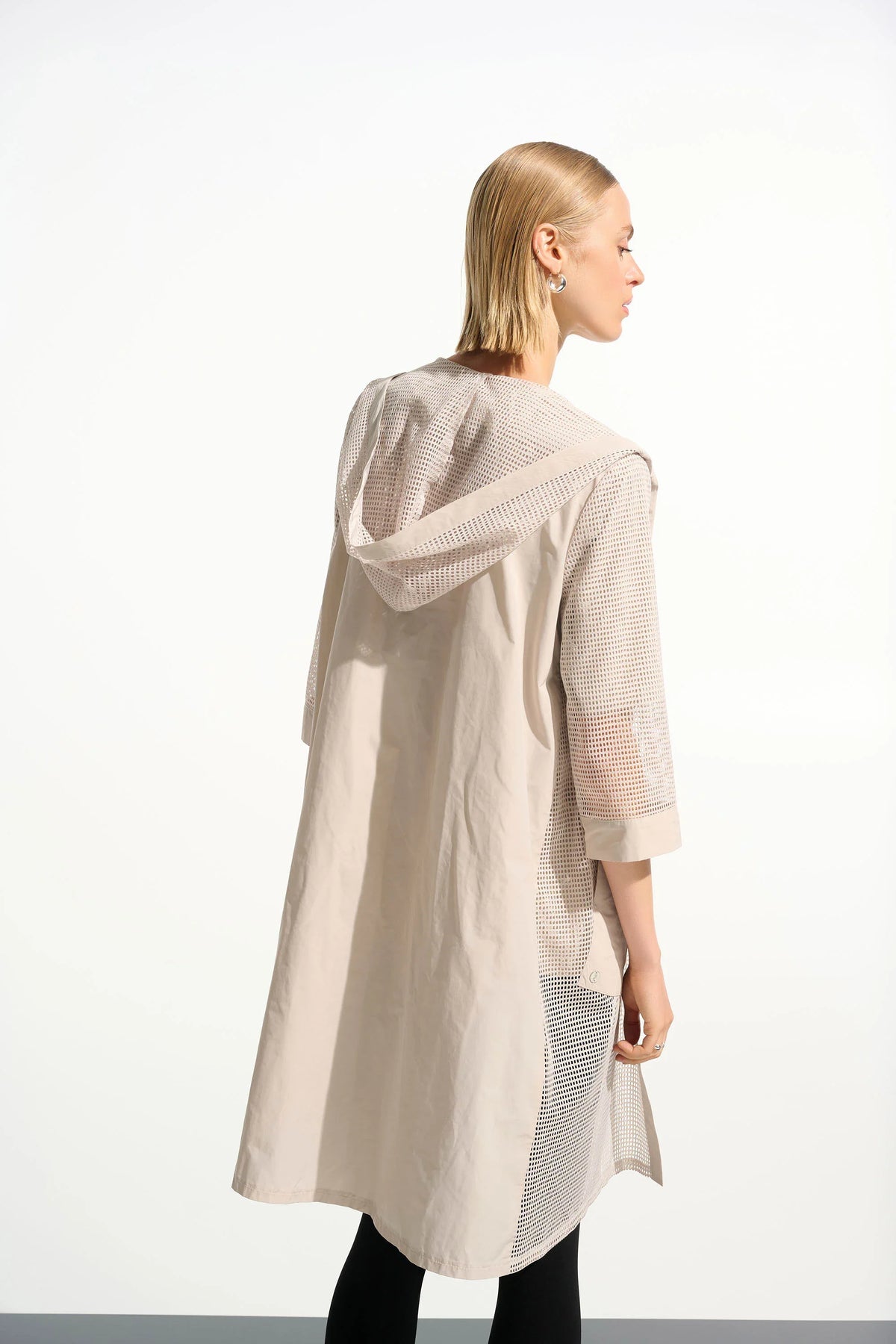 Joseph Ribkoff Memory Mesh Hooded Cover-Up - Style 261620
