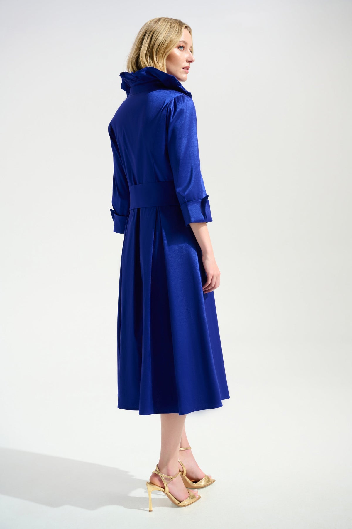 Joseph Ribkoff Taffeta Wired Lapel Dress - Style 261719B