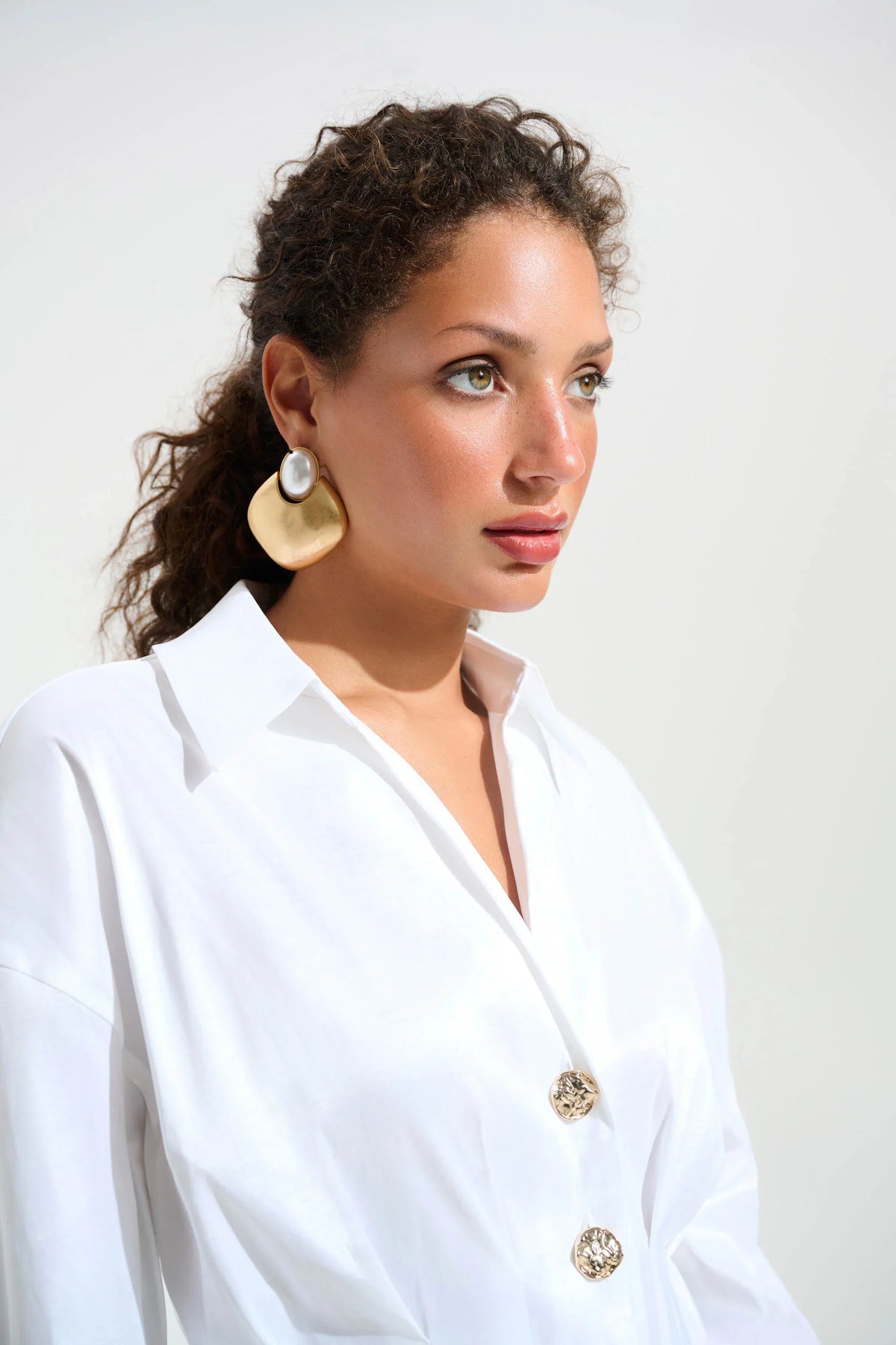 Joseph Ribkoff Taffeta Fit Flare Blouse - Style 261742