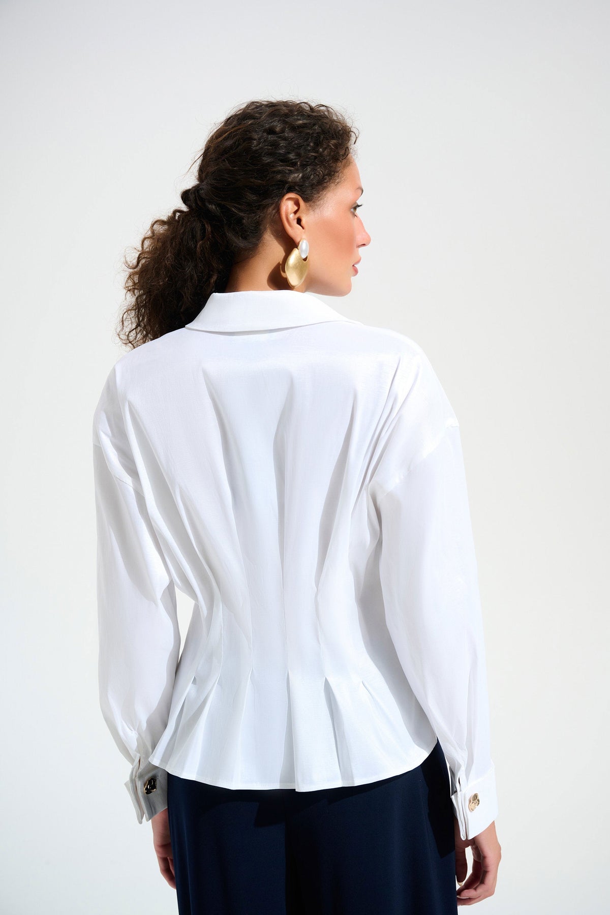 Joseph Ribkoff Taffeta Fit Flare Blouse - Style 261742