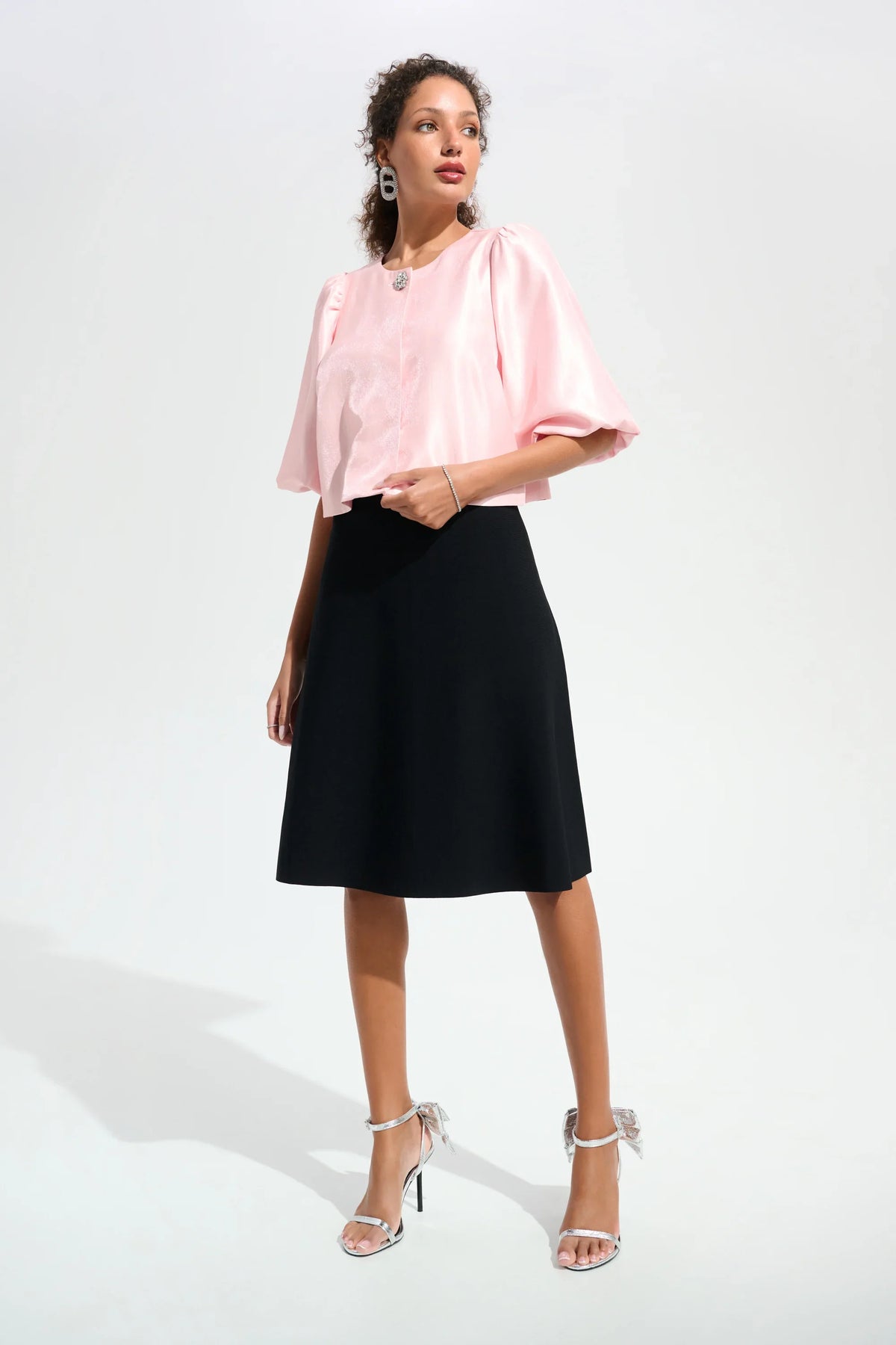 Joseph Ribkoff Sweaterknit A-Line Skirt - Style 261745