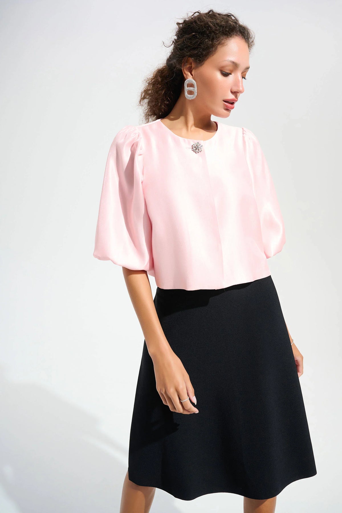 Joseph Ribkoff Sweaterknit A-Line Skirt - Style 261745
