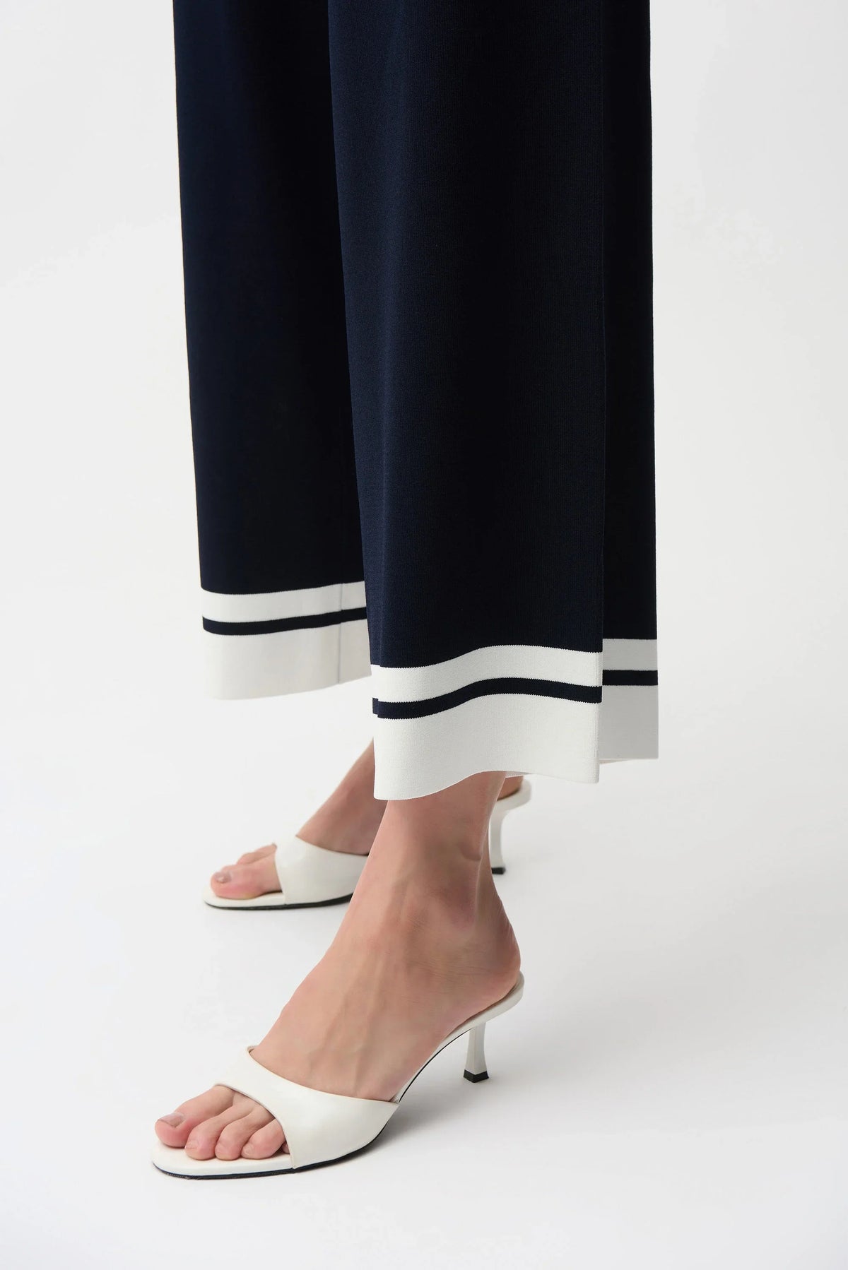 Joseph Ribkoff Border Stripe Culotte Pants - Style 261942