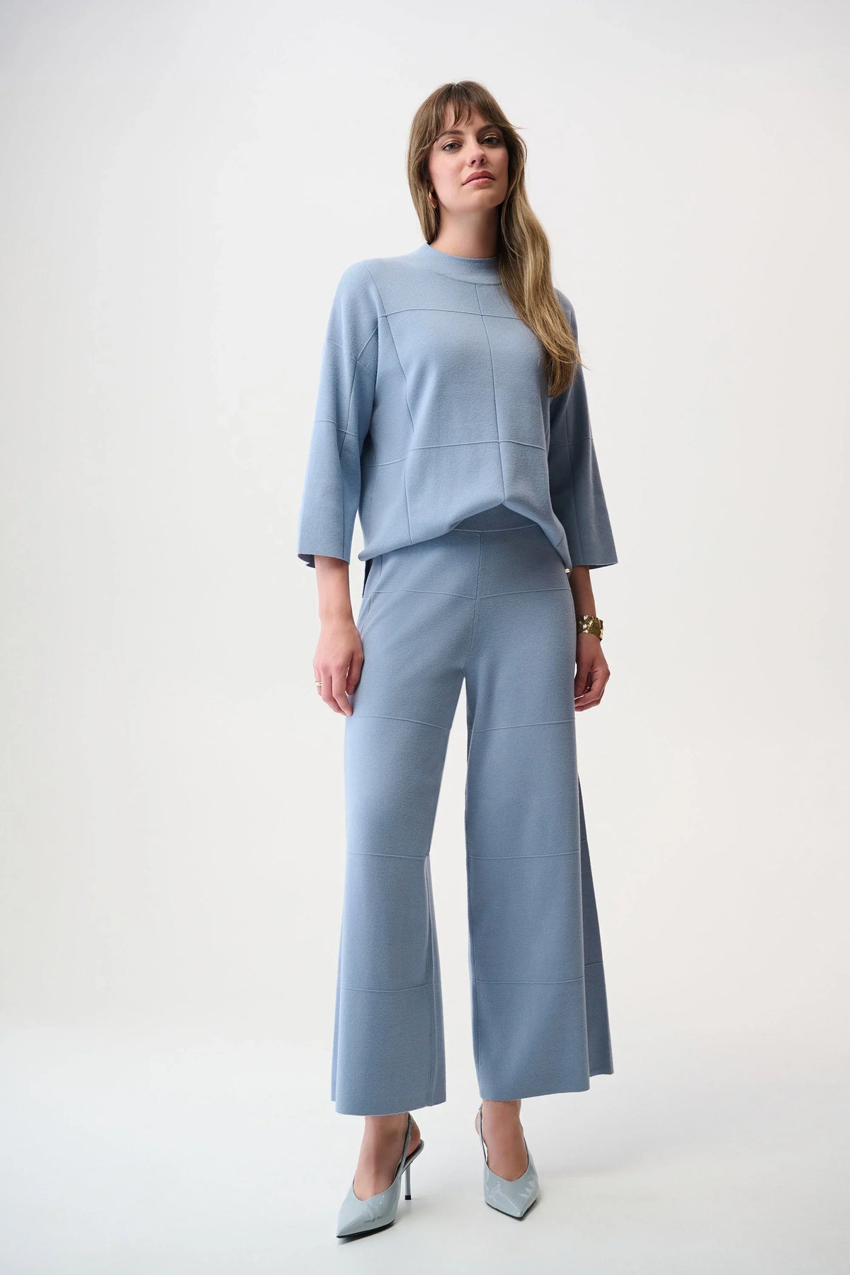 Joseph Ribkoff Square Stitch Culotte Pants - Style 261982
