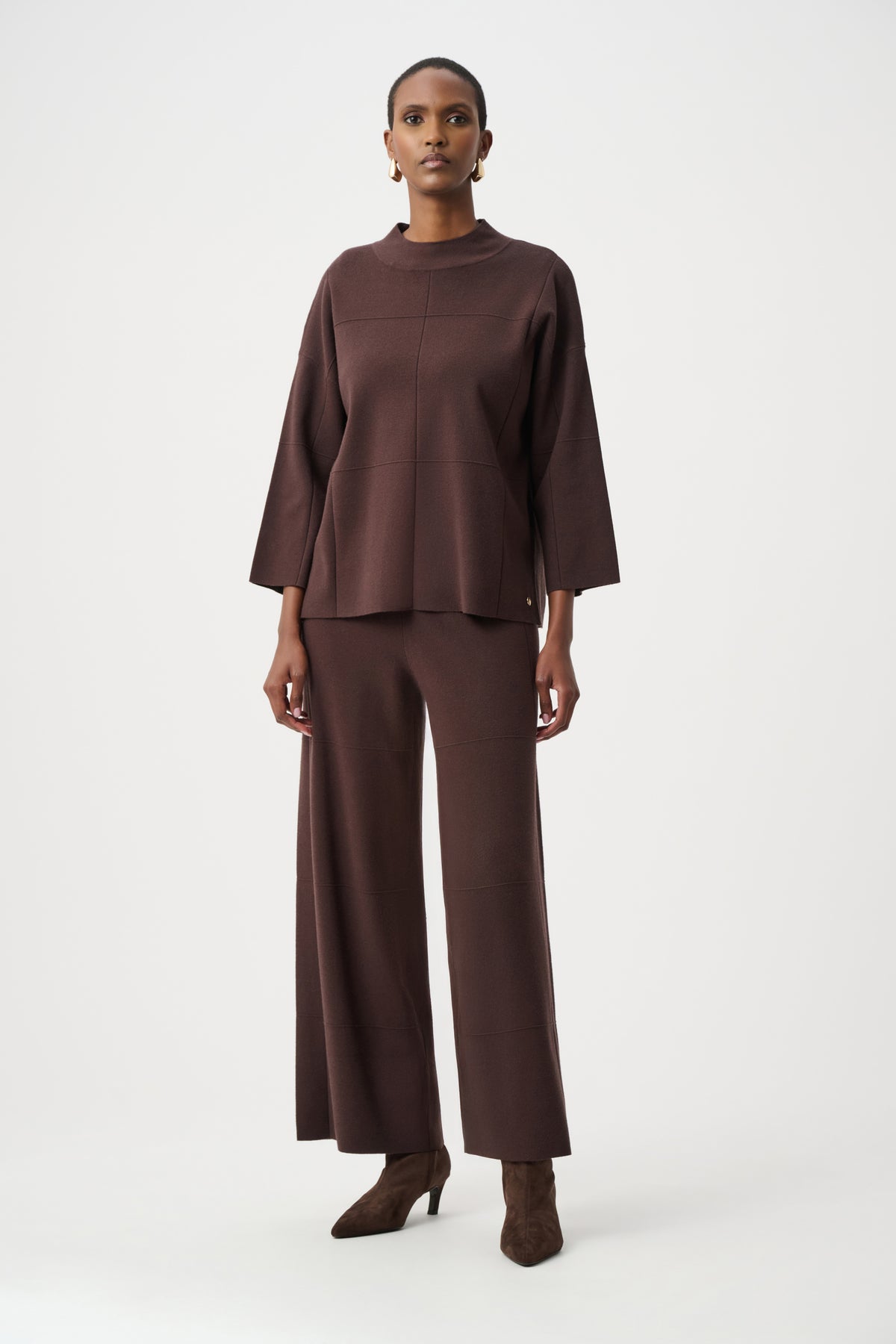 Joseph Ribkoff Square Stitch Culotte Pants - Style 261982f