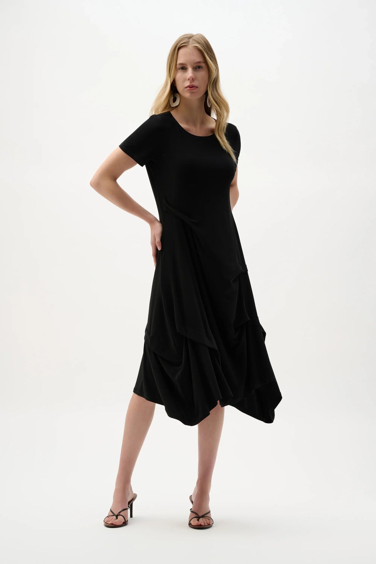 Joseph Ribkoff Boat Neck Trapeze Dress - Style 262032