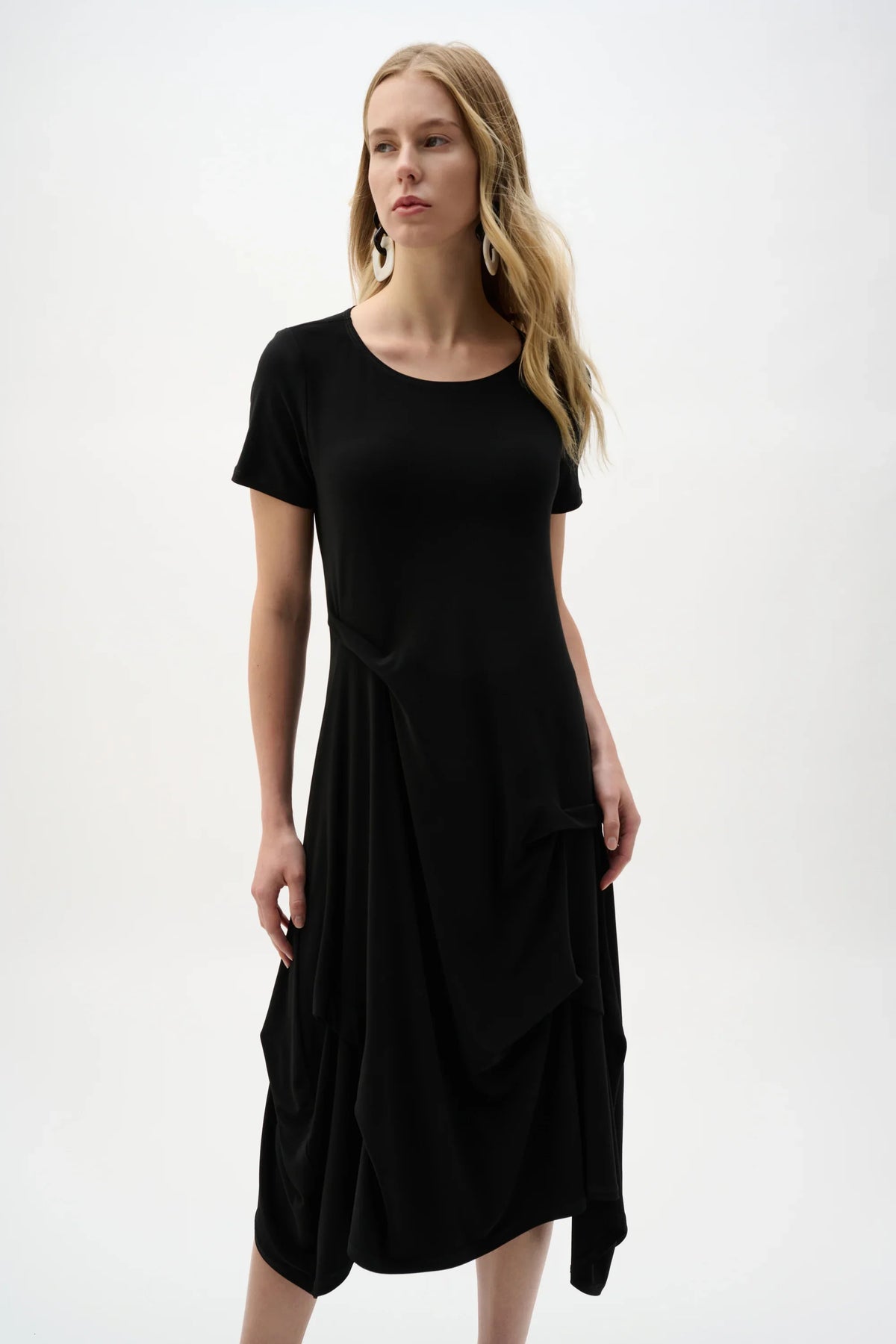 Joseph Ribkoff Boat Neck Trapeze Dress - Style 262032